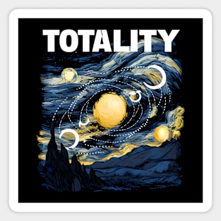 Solar Eclipse 2024 'TOTALITY' Magnet